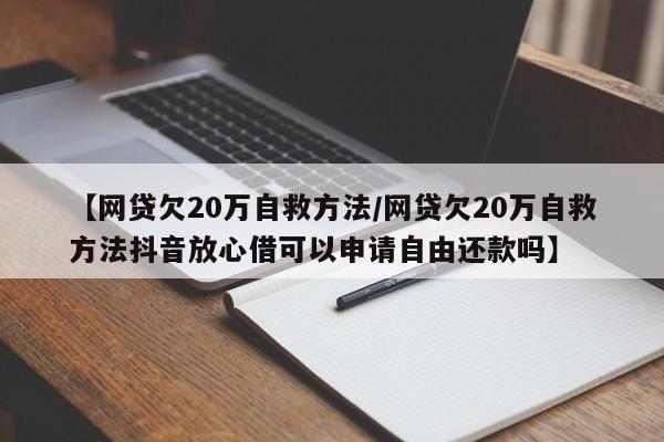 【网贷欠20万自救方法/网贷欠20万自救方法抖音放心借可以申请自由还款吗】