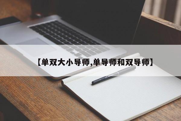 【单双大小导师,单导师和双导师】