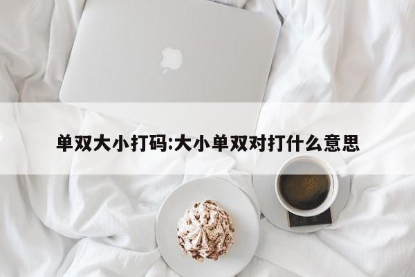 单双大小打码:大小单双对打什么意思