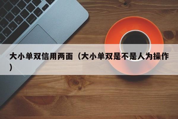大小单双信用两面(大小单双是不是人为操作)